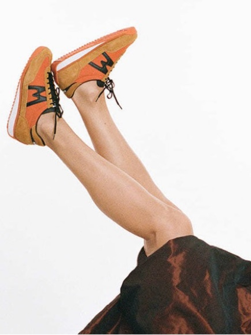 NWOT KARHU Mestari Jaffu Orange/Black Sneakers Sz 8 in womens. - Picture 2 of 13